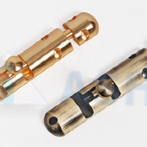 Brass capsule tower bolts